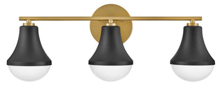 Haddie Medium Three Light Vanity in Black