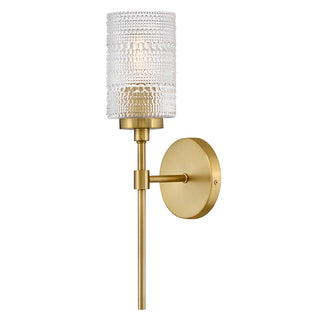 Mabel Medium Single Light Sconce in Lacquered Brass