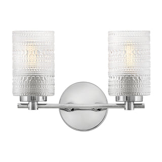 Mabel Small Two Light Vanity in Chrome