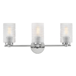Mabel Medium Three Light Vanity in Chrome