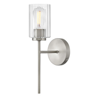 Leta Medium Single Light Sconce in Brushed Nickel