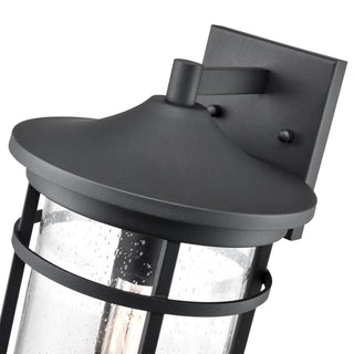 Namath 1-Light Outdoor Wall Sconce Textured Black