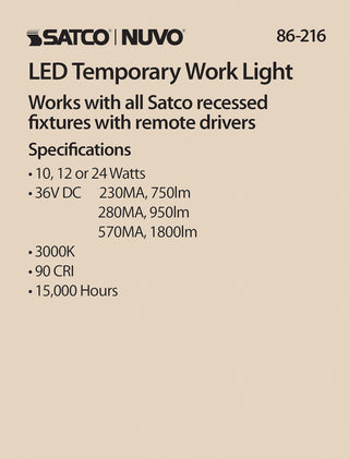 REMOTE DRIVER TEMP LIGHT