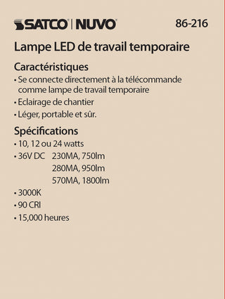 REMOTE DRIVER TEMP LIGHT