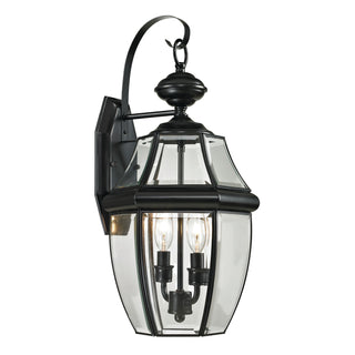 Ashford 21'' High 2-Light Outdoor Sconce - Black