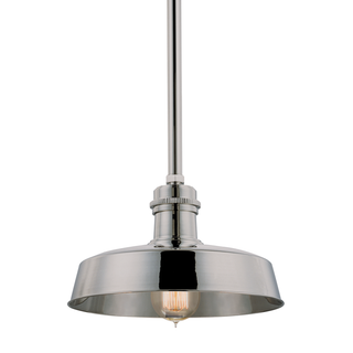 Hudson Falls Pendant Polished Nickel