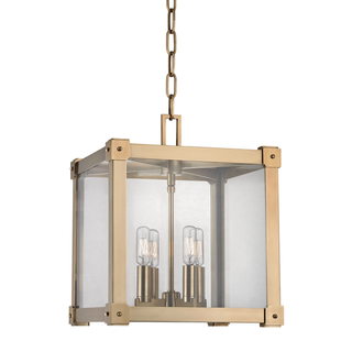 Forsyth Lantern with Aged Brass Finish