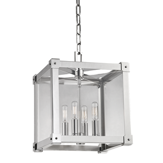 Forsyth Lantern with Polished Nickel Finish