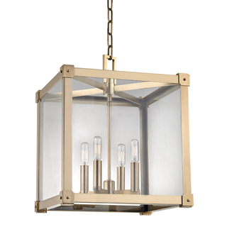 Forsyth Lantern with Aged Brass Finish