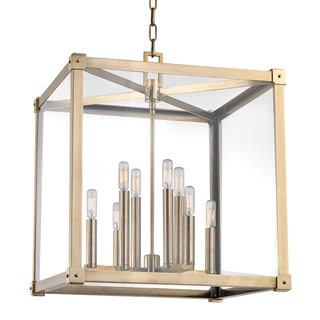 Forsyth Lantern with Aged Brass Finish