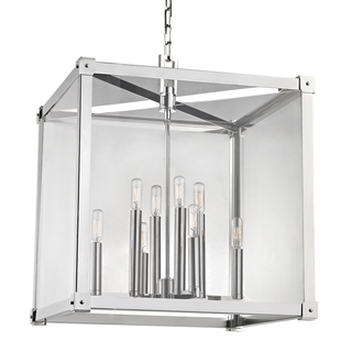 Forsyth Lantern with Polished Nickel Finish
