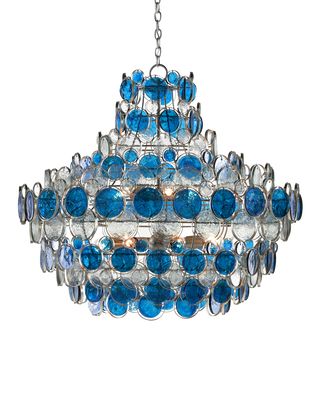 Galahad Large Blue Chandelier