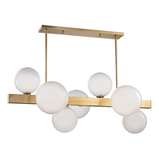 Hinsdale Linear with Aged Brass Finish