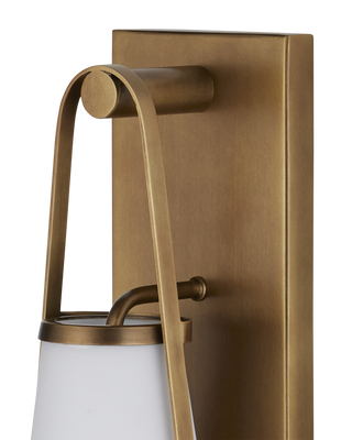 Brompton Brass Bath Wall Sconce