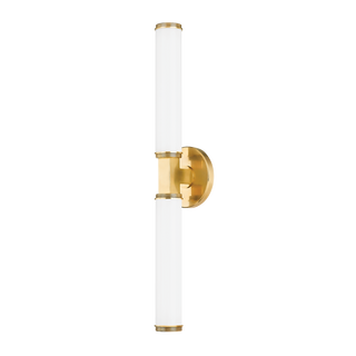 CROMWELL Wall Sconce with Aged Brass Finish
