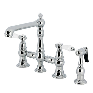 Bel-Air Bridge Kitchen Faucet in Polished Chrome
