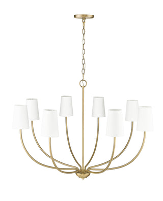 Kandor 8-Light Chandelier Ceiling Light Vintage Brass