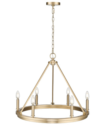 Carruth 6-Light Chandelier Ceiling Light Modern Gold