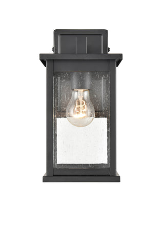 Bowton 1-Light Outdoor Wall Sconce Powder Coated Black
