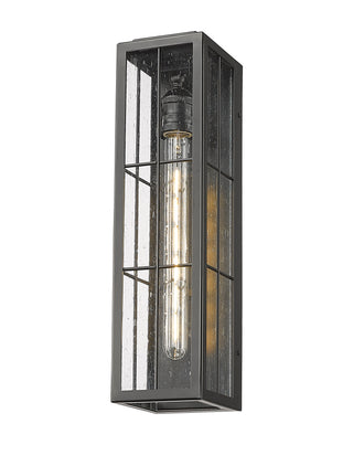 Jaxson 1-Light Outdoor Wall Sconce Powder Coated Black