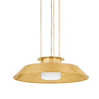 WOODROW Pendant with Aged Brass Finish