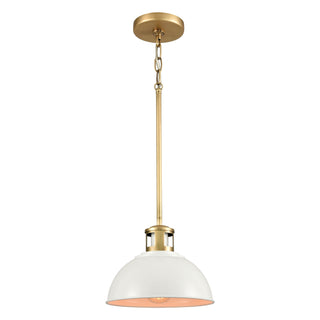 Lyndon 10'' Wide 1-Light Mini Pendant - White