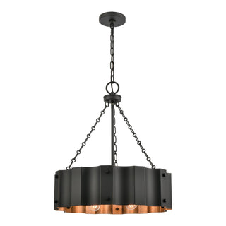 Clausten 21'' Wide 4-Light Chandeliers - Black