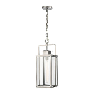 Crested Butte 9'' Wide 1-Light Outdoor Pendant - Antique Brushed Aluminum