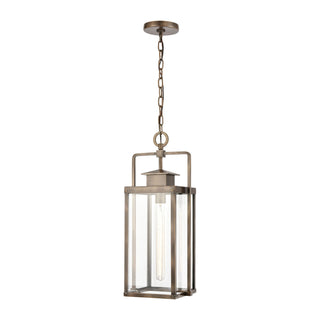 Crested Butte 9'' Wide 1-Light Outdoor Pendant - Vintage Brass