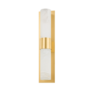 STOWE Wall Sconce with Aged Brass Finish