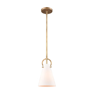 Gabby 7'' Wide 1-Light Mini Pendant - Brass