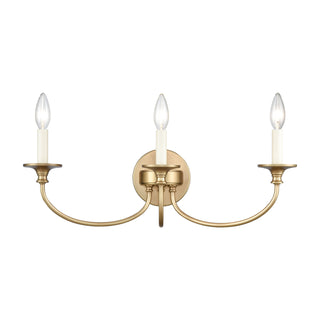 Cecil 22'' Wide 3-Light Vanity Light - Natural Brass