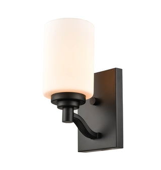 Durham 1-Light Wall Sconce Matte Black