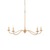 Saxon Small Tan Chandelier