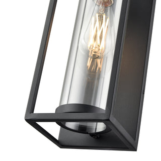 Caleb 1-Light Outdoor Wall Sconce Textured Black