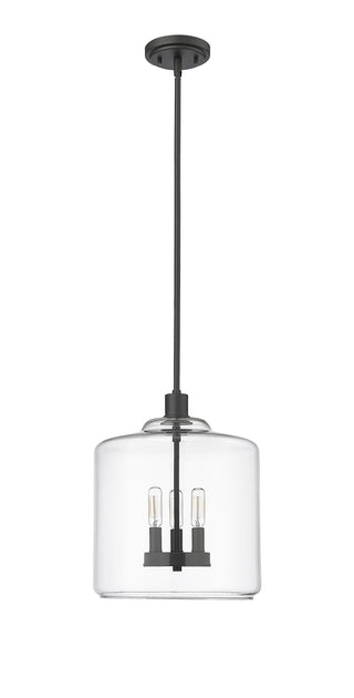 Asheville 3-Light Pendant light Matte Black