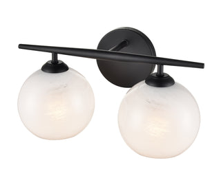 Kimorra 2-Light Vanity Matte Black