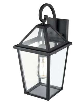 Eston 1-Light Outdoor Wall Sconce Textured Black