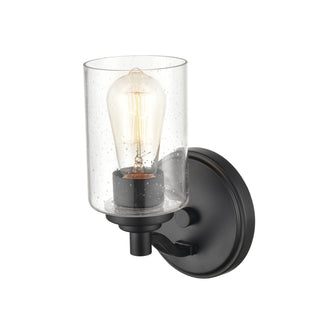 1-Light Wall Sconce Matte Black