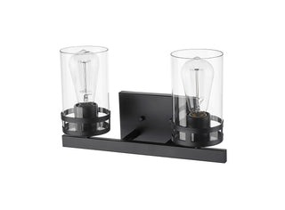 Lunden 2-Light Vanity Matte Black