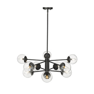 Avell 1 - Light Chandelier Ceiling Light Matte Black