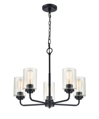 Moven 5-Light Chandelier Ceiling - Matte Black