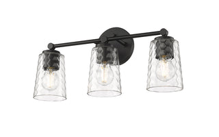 Ashli 3-Light Vanity Matte Black