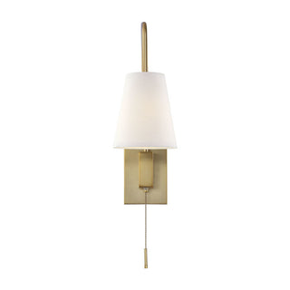 Owen 1-Light Adjustable Wall Sconce in Warm Brass Warm Brass