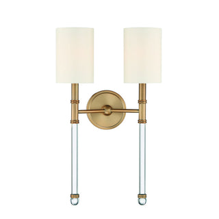 Fremont 2-Light Wall Sconce in Warm Brass Warm Brass