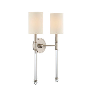 Fremont 2-Light Wall Sconce in Satin Nickel Satin Nickel