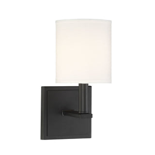 Waverly 1-Light Wall Sconce in Matte Black Matte Black