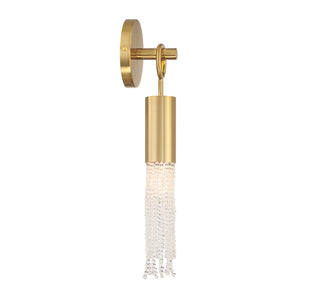 Chelsea 1-Light Wall Sconce in Warm Brass