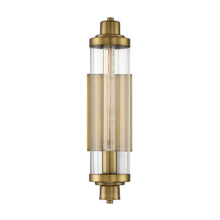 Pike 1-Light Wall Sconce in Warm Brass Warm Brass