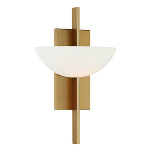 Fallon 1-Light Wall Sconce in Warm Brass Warm Brass